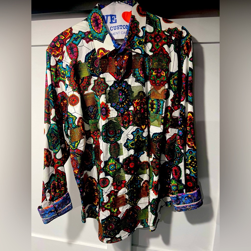 Robert Graham Prancer RARE shirt 2XL In pristine used condition